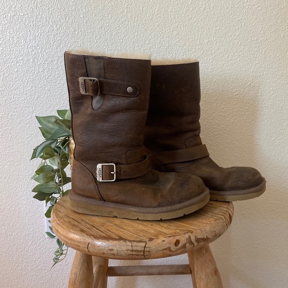 ugg kensington leather boots